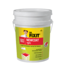 Dr. Fixit Newcoat Acrylic Roof Waterproofing System, High Performance Elastomeric Coating for Terraces, Flat Roofs and Exposed Concrete Surfaces